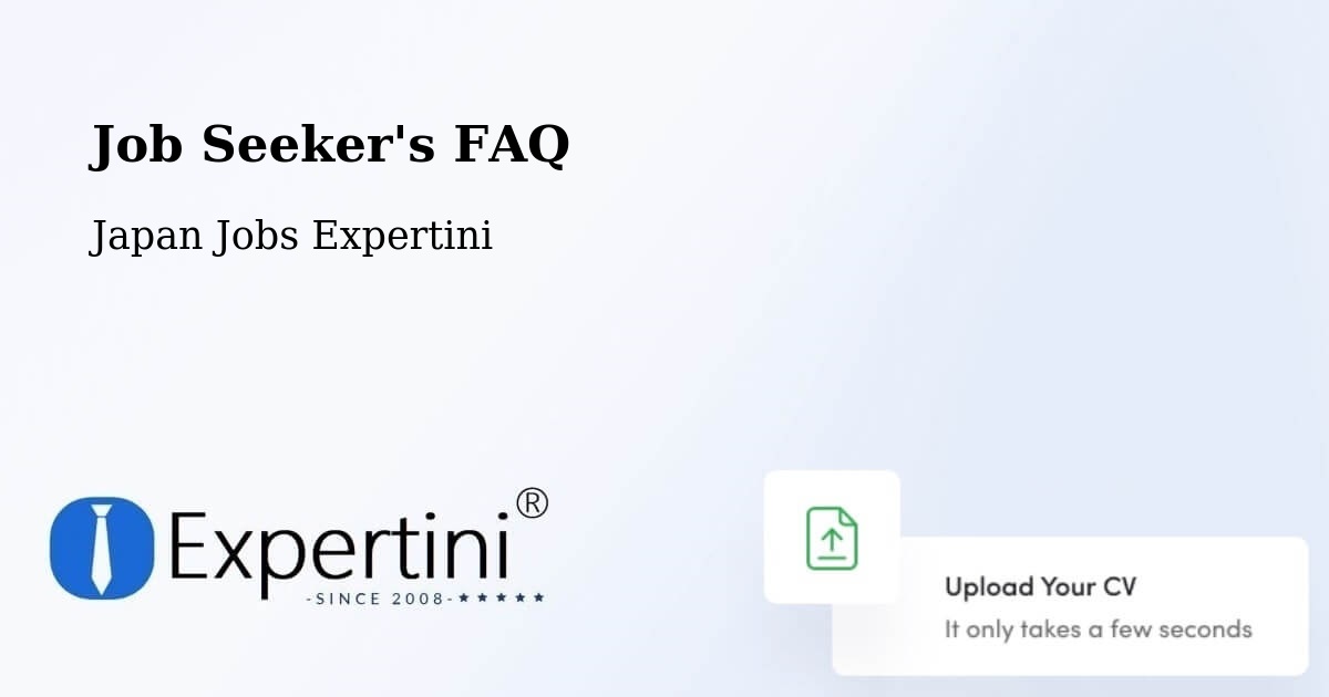 Job Seeker FAQ – Kōnan - Japan Jobs Expertini