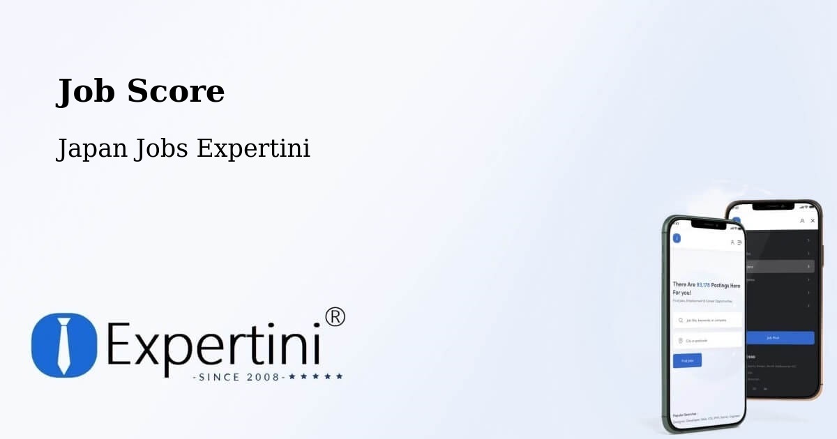 Job Score & Job Description Score Tool – Kōnan - Japan Jobs Expertini