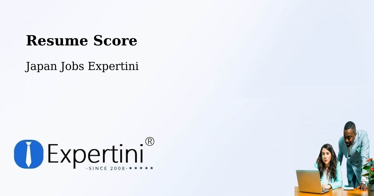 Resume Score & Job Description Match Tool – Kōnan - Japan Jobs Expertini